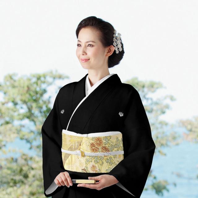 レンタル 黒留袖 絽（夏用） 届いてすぐ着れる安心フルセット 貸衣装